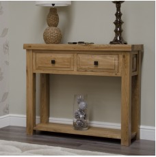 Deluxe Oak Hall Console Table